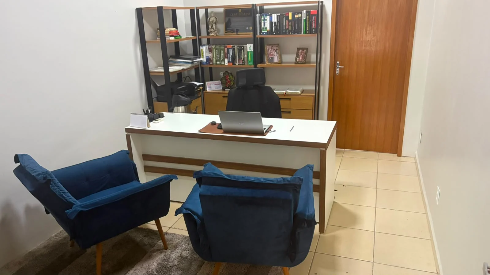 Sala de atendimento da unidade Laurent & Passos em Ministro Andreazza